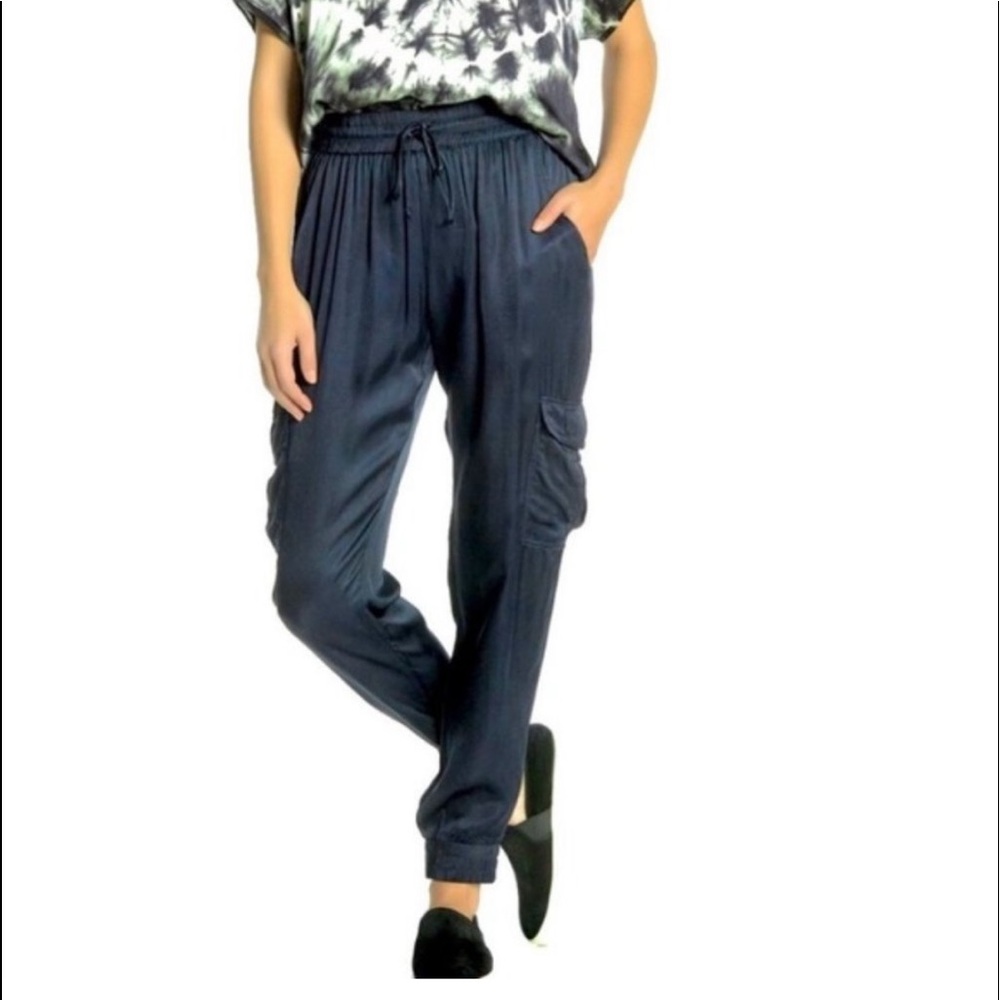 Young Fabulous & Broke Navy Cargo Joggers